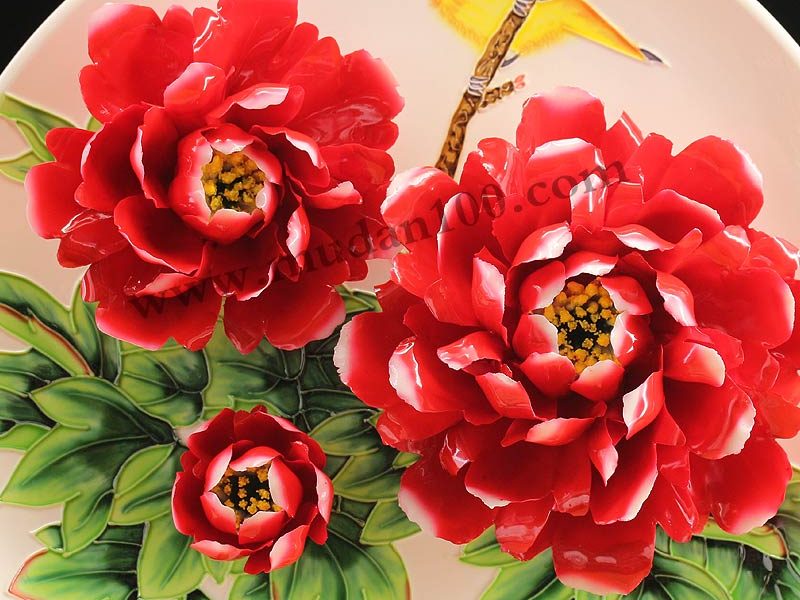 肉芙蓉牡丹瓷細(xì)節(jié)